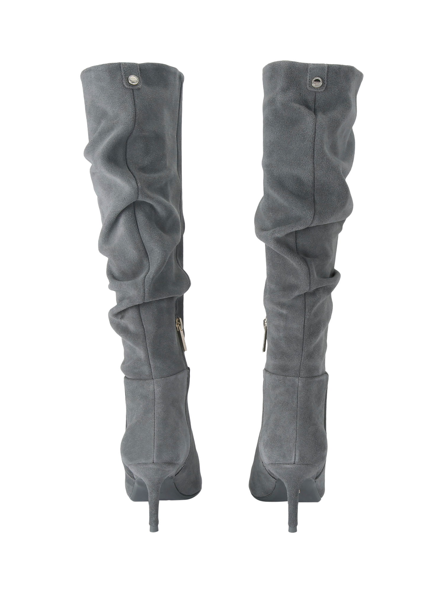 Product image 4 of 5, which shows Carvela Spirit Slouch Suede Knee High Boots, Grey Mid, 3