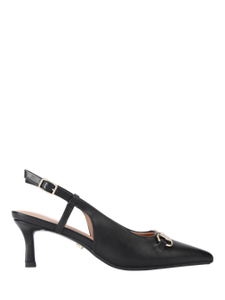 Carvela Valentina Slingback Court Shoes, Black, Black