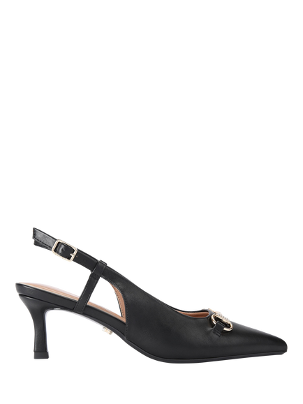 Carvela Valentina Slingback Court Shoes, Black, Black