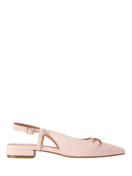 Carvela Valentina Pointed Slingback Loafers, Pink Light, Pink Light