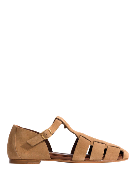 Anonymous Copenhagen Lain Suede Strappy Sandals, Scirocco, Scirocco