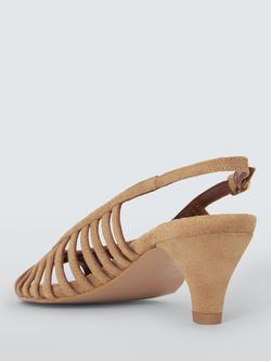 Anonymous Copenhagen Carminho 40 Leather Stiletto Heel Sandals, Scirocco - view 2, Scirocco