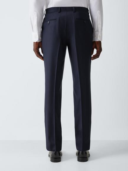 John Lewis Guabello Slim Fit Wool Suit Trousers, Navy - view 2, Navy