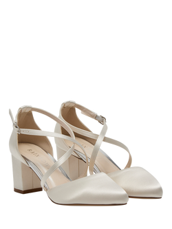 Rainbow Club Hellen Cross Strap Wedding Shoes, Ivory - view 2, Ivory