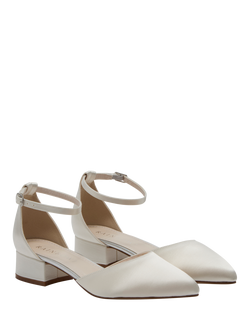 Rainbow Club Kacy II Low Heel Wedding Shoes, Ivory - view 2, Ivory