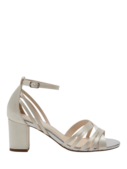 Rainbow Club Jayne Wide Fit Wedding Sandals, Ivory, Ivory