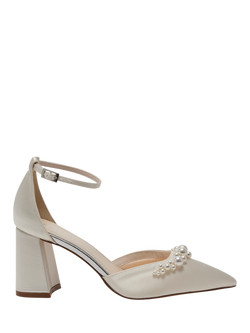 Rainbow Club Aurelia Pearl Detail Wedding Shoes, Ivory, Ivory