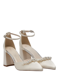 Rainbow Club Aurelia Pearl Detail Wedding Shoes, Ivory - view 2, Ivory