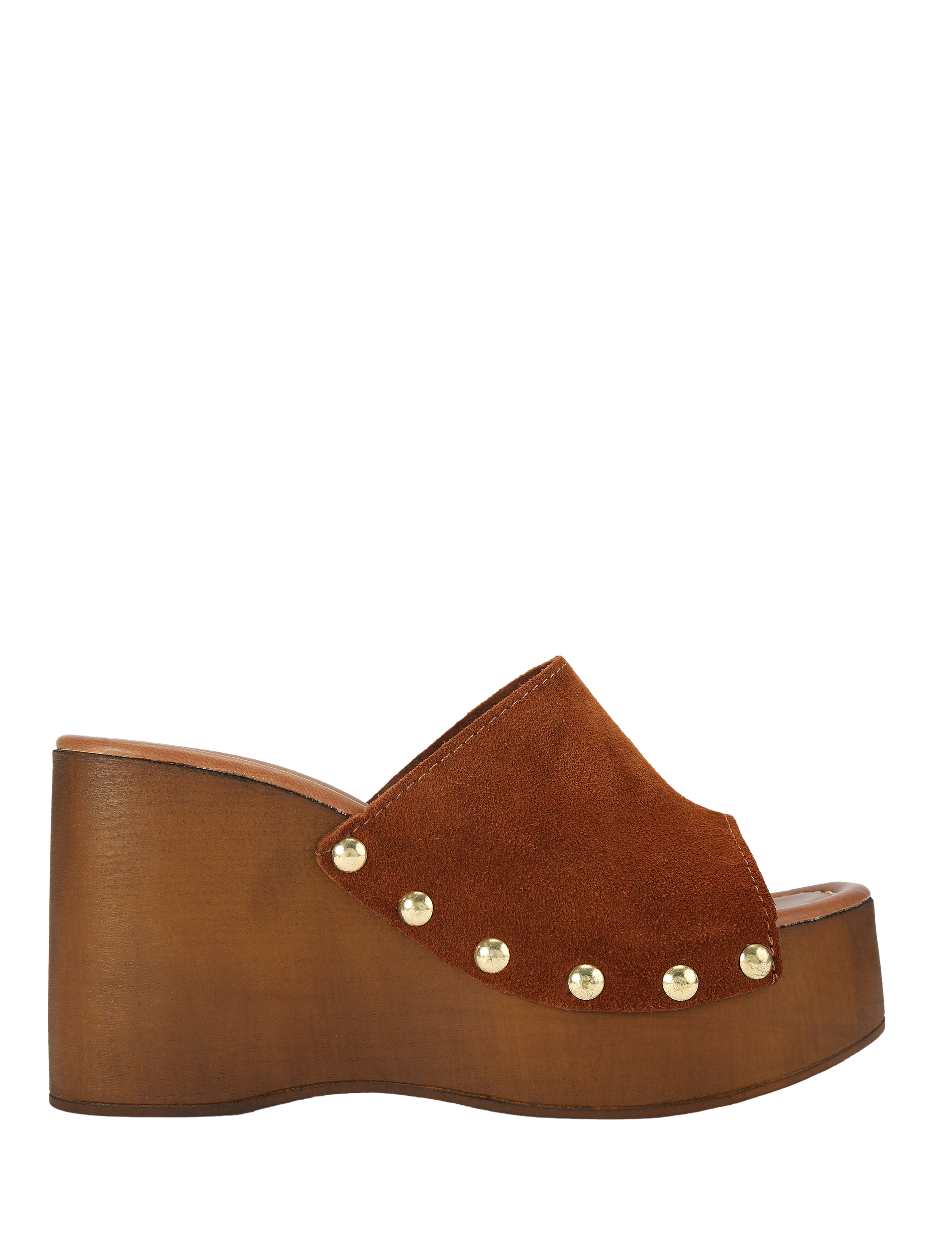 Product image 1 of 4, which shows KG Kurt Geiger Rua Wedge Sandals, Brown, 3
