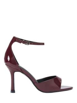 KG Kurt Geiger Serena Open Toe Stiletto Sandals, Wine, Wine