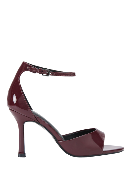KG Kurt Geiger Serena Open Toe Stiletto Sandals, Wine, Wine