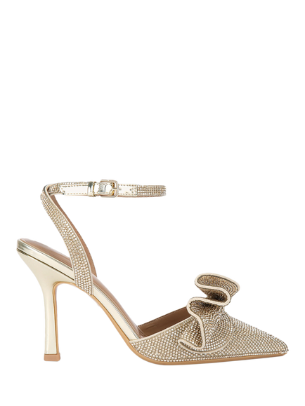 KG Kurt Geiger Allegra Embellished Court Shoes, Gold