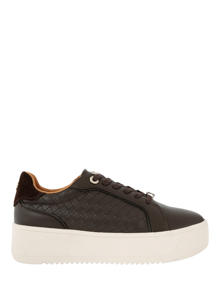 KG Kurt Geiger Lighter Weave Trainers, Brown, Brown