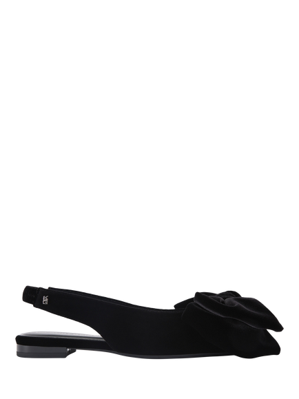 KG Kurt Geiger Sophia Velvet Point Toe Slingback Sandals, Black, Black