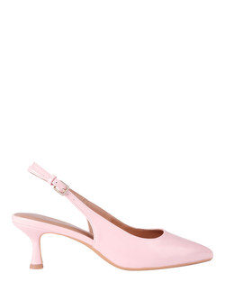 KG Kurt Geiger Tilly Kitten Heel Court Shoes, Pink, Pink