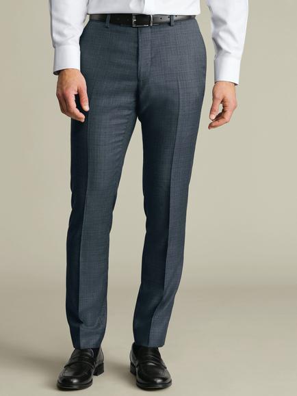 Charles Tyrwhitt Slim Fit Wool Suit Trousers, Graphite Grey, Graphite Grey