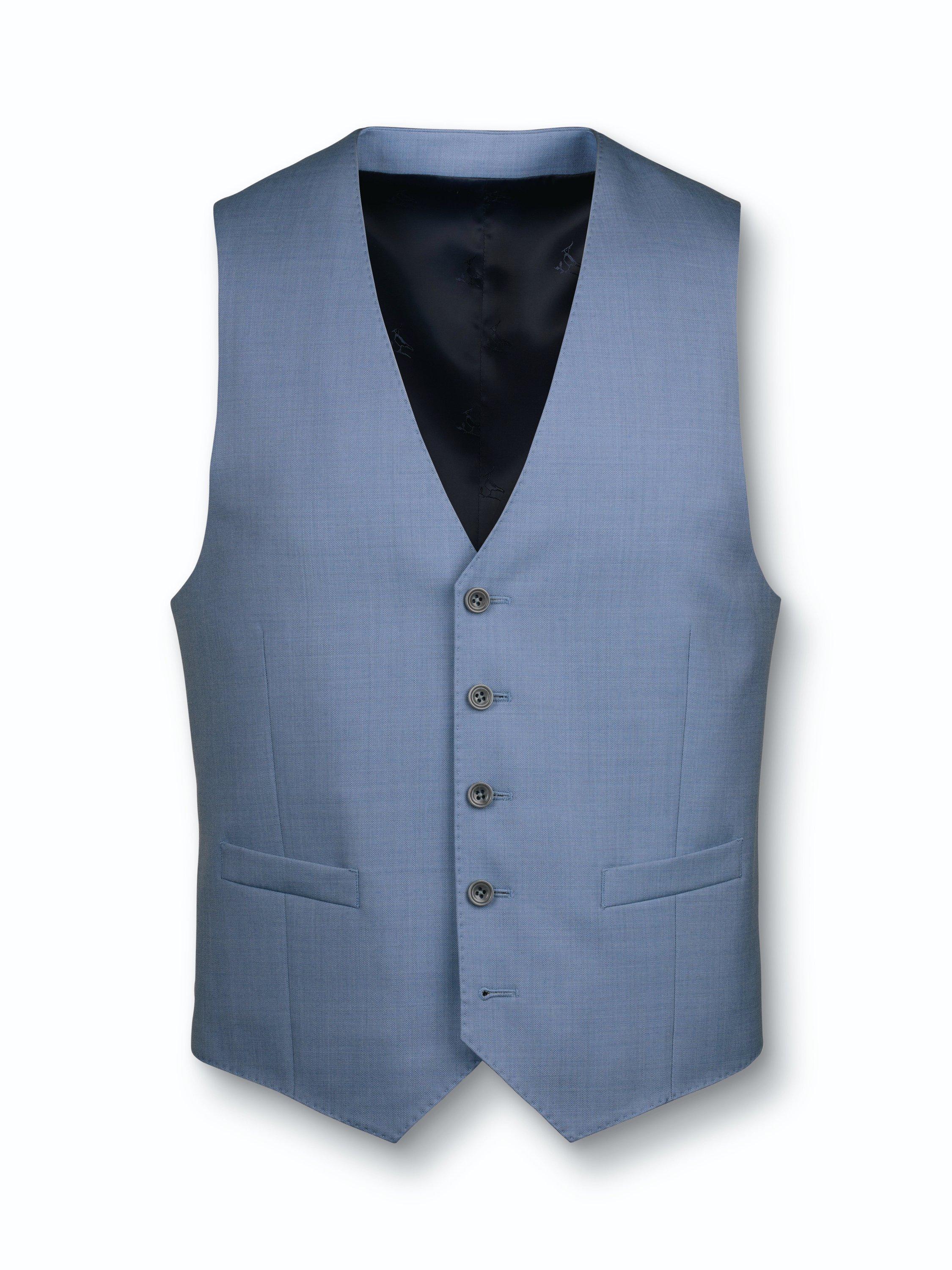 Product image 2 of 2, which shows Charles Tyrwhitt Regular Fit Wool Waistcoat, Light Blue, 36R