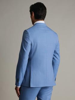 Charles Tyrwhitt Double Breasted Wool Suit Jacket, Light Blue - view 2, Light Blue