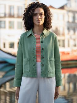 Yumi Utility Canvas Jacket, Green
