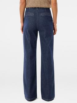 Forever New Harper Wide Leg Jeans, Dark Wash - view 2, Dark Wash
