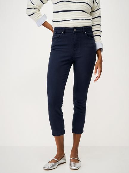 Crew Clothing Slim Fit Cropped Jeans, Navy