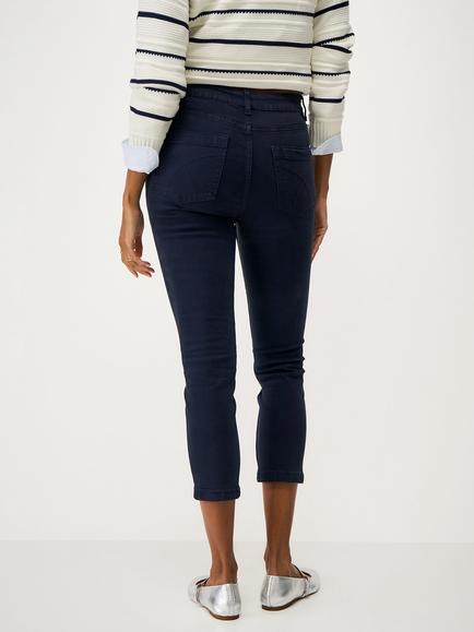 Crew Clothing Slim Fit Cropped Jeans - view 2, Navy