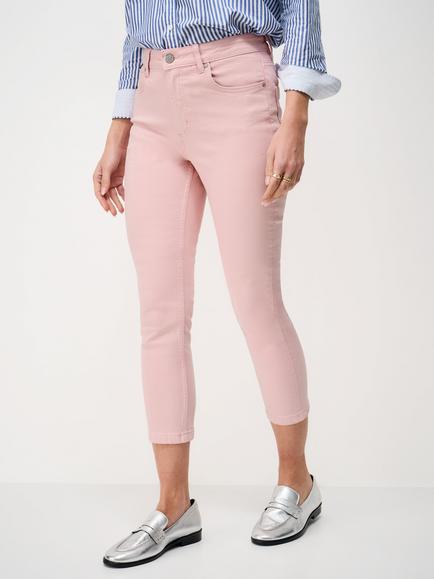 Crew Clothing Slim Fit Cropped Jeans, Rose Pink