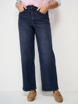 Crew Clothing Wide Leg Jeans, Chambray Blue, Chambray Blue