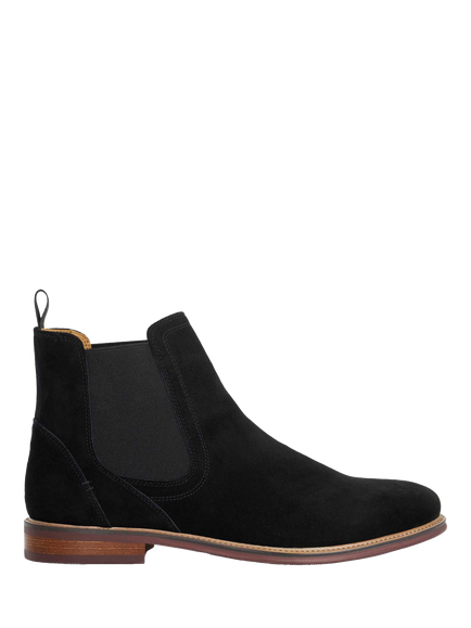 Dune London McKinley Suede Ankle Boots, Black