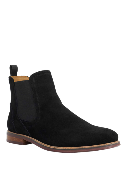 Dune London McKinley Suede Ankle Boots - view 2, Black