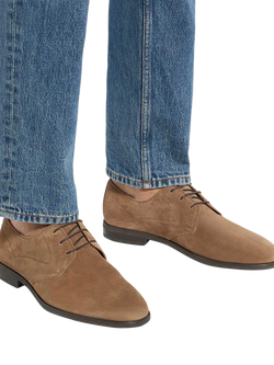 Dune London Burtford Suede Oxford Shoes - view 2, Beige