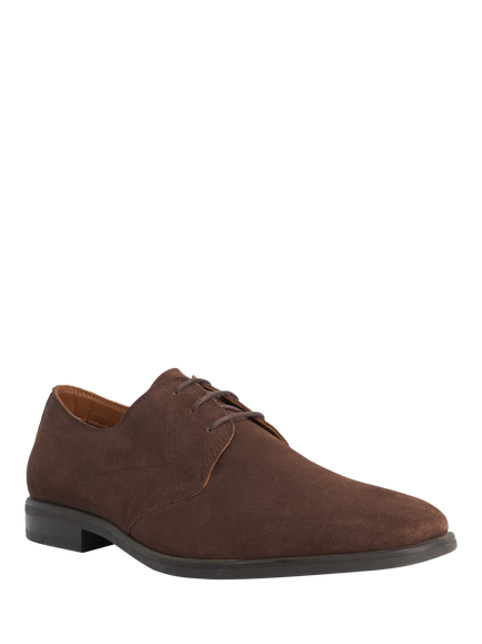 Dune London Burtford Suede Oxford Shoes - view 2, Brown