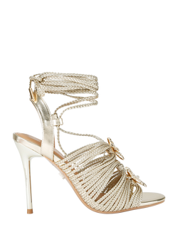 Carvela Marina Starfish Stiletto Heel Sandals, Gold, Gold