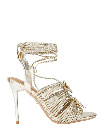 Carvela Marina Starfish Stiletto Heel Sandals, Gold, Gold