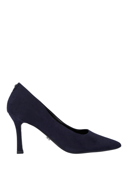 Carvela Corletta Pointed Heeled Court Shoes, Navy