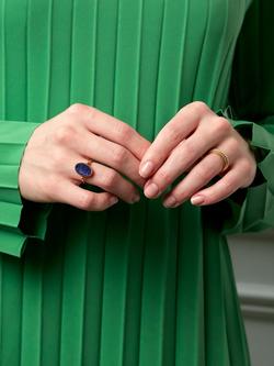 Ottoman Hands Aurelia Lapis Cocktail Ring, Gold - view 2, Gold