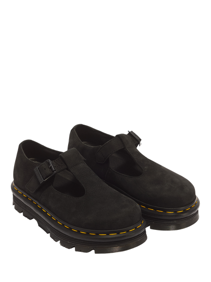 Dr. Martens Leather Mary Janes, Black - view 2, Black