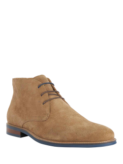 Dune London Millers Suede Lace Up Boots, Taupe - view 2, Taupe
