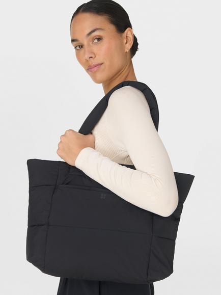 Sweaty Betty Small Puffer Bag, Black - view 2, Black