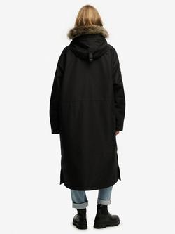Superdry Everest Coat, Jet Black - view 2, Jet Black
