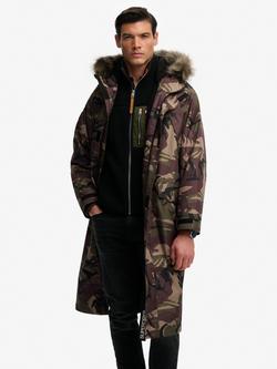 Superdry Everest Camouflage Coat, Multi, Multi