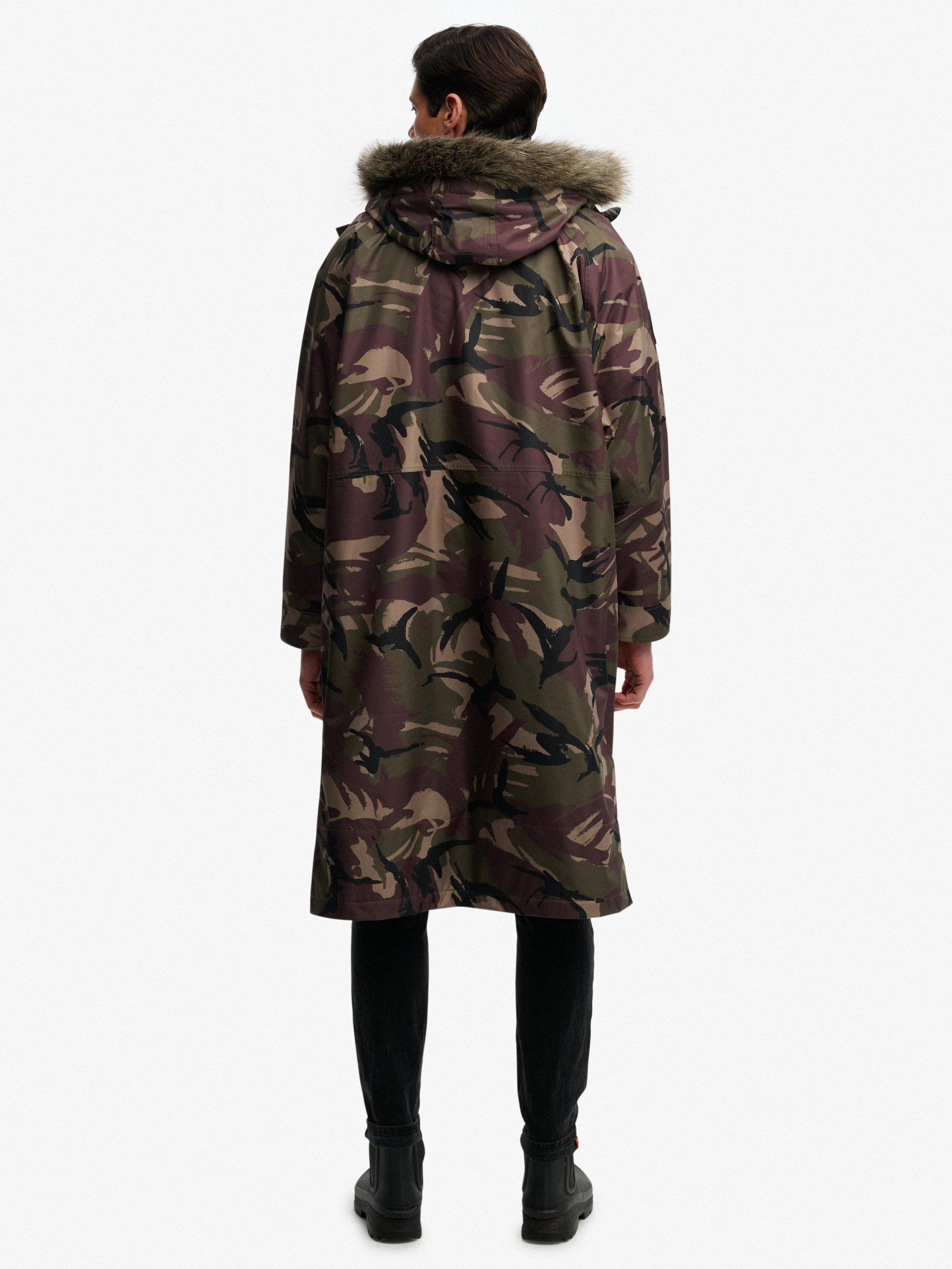 Product image 2 of 5, which shows Superdry Everest Camouflage Coat, Multi, One Size
