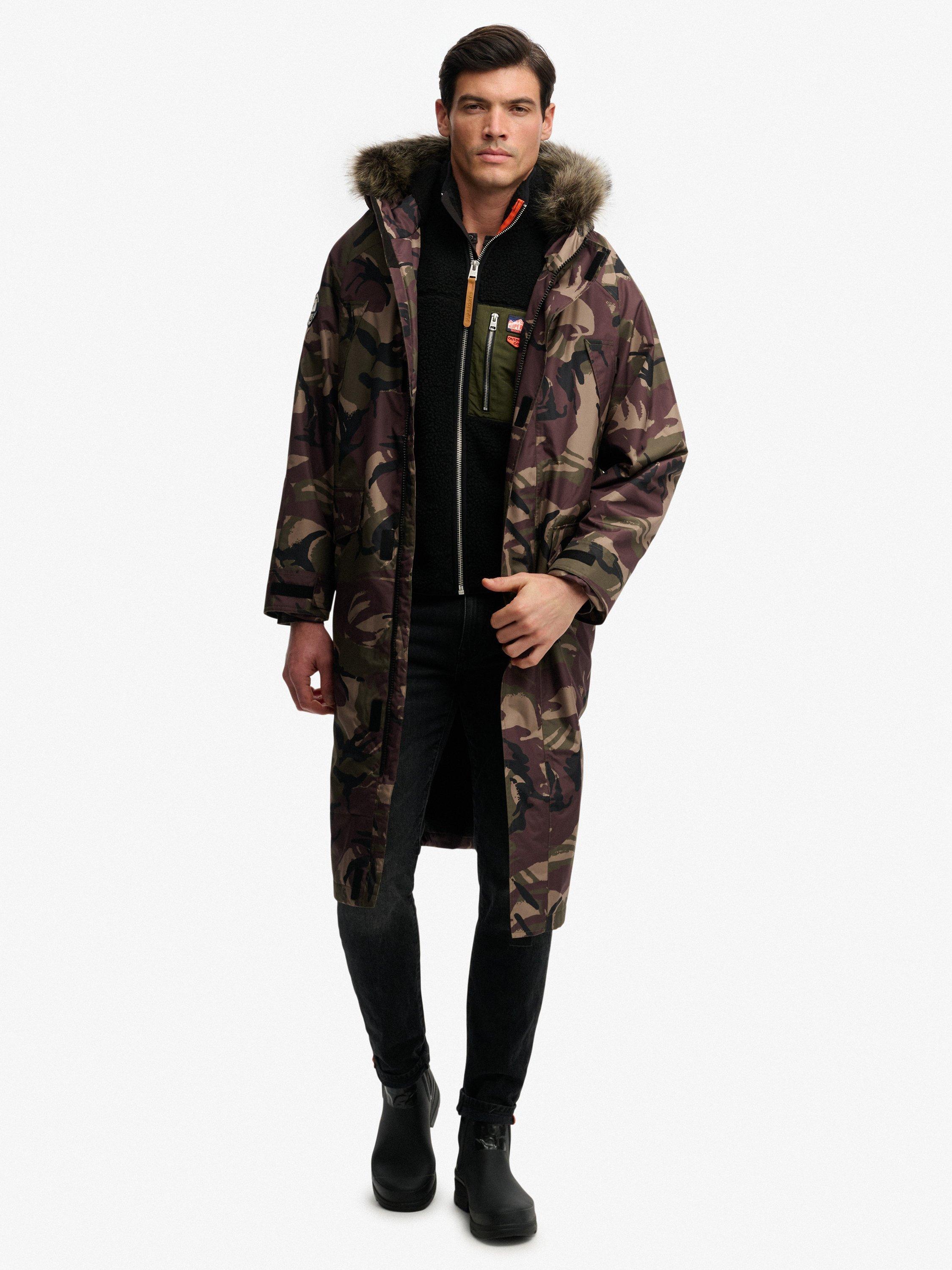 Product image 3 of 5, which shows Superdry Everest Camouflage Coat, Multi, One Size