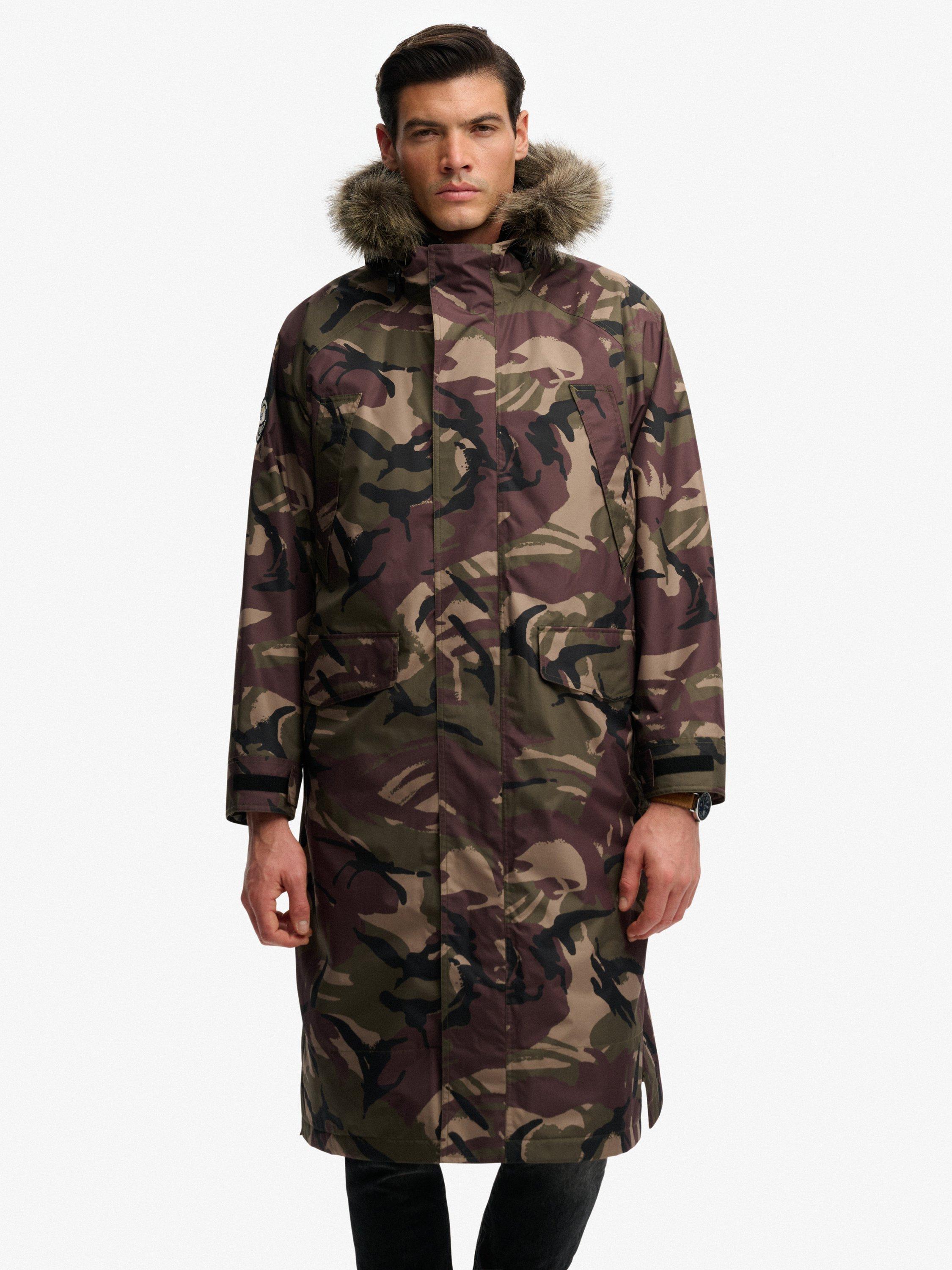Product image 4 of 5, which shows Superdry Everest Camouflage Coat, Multi, One Size