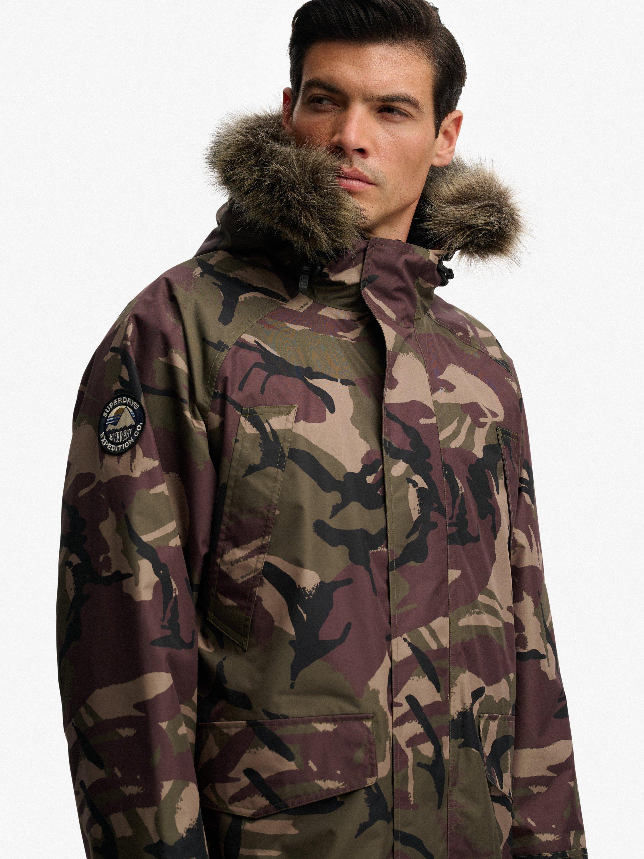 Product image 5 of 5, which shows Superdry Everest Camouflage Coat, Multi, One Size