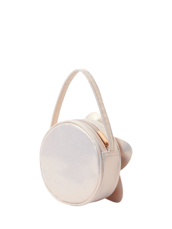 Angels by Accessorize Kids' Flower Applique Bag, Gold - view 2, Gold