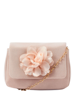 Angels by Accessorize Kids' Golden Girl Flapover Bag, Gold, Gold