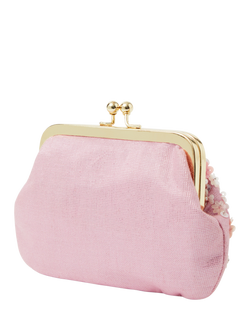 Angels by Accessorize Kids' Multi Flower Clip Frame Bag, Pink - view 2, Pink