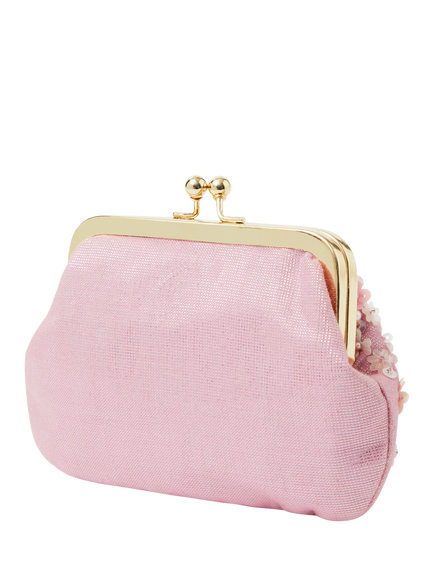 Angels by Accessorize Kids' Multi Flower Clip Frame Bag, Pink - view 2, Pink
