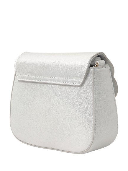 Angels by Accessorize Kids' Scalloped Flapover Bag, Ivory - view 2, Ivory